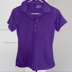 Nike Golf purple polo tee